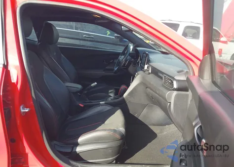2019 Hyundai Veloster Premium z USA, uszkodzony, nr VIN KMHTG6AFXKU003770